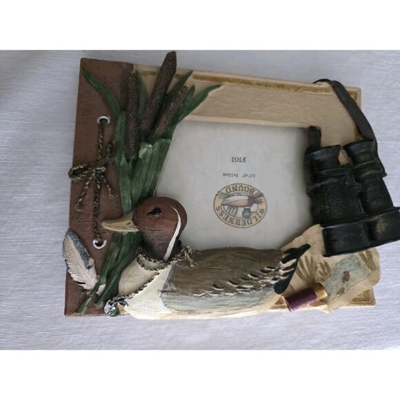 Mallard Duck Photo Frame Wilderness Bound Collage Vintage Hunting Outdoors - Picture 3 of 8